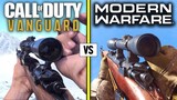 Call of Duty VANGUARD vs MODERN WARFARE — Weapons Comparison