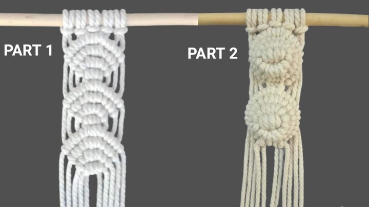 DIY 2 Best Super Easy Macrame Knot Pattern Step by Step | Tutorial | For Beginners