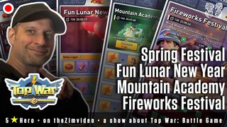 Top War - Fireworks Festival, Spring Festival, Fun Lunar New Year, Mountain Academy, How It Works