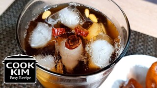 How to Cook bronchial healthy Korean cinnamon punch, 기관지에 좋은 수정과 만들기