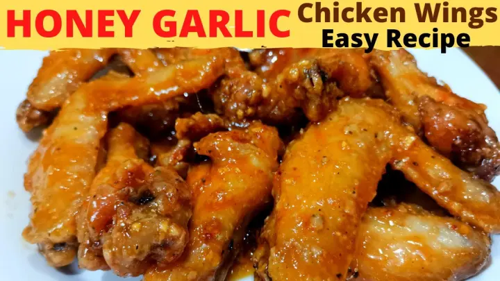 HONEY GARLIC CHICKEN WINGS | Easy Recipe