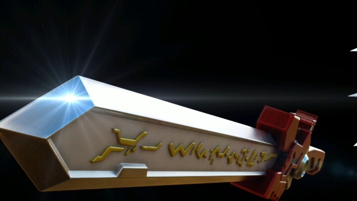 [Special effects modeling] Armor Hero Xingtian Fire Sword CG reset, water video png