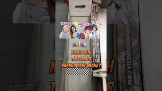 Kamu Tim Gamer Sakura yg Mana?! Tim Ani & Nafisa atau Tim Rizka Ch & Milk Tea? | PanSos Kap #Shorts