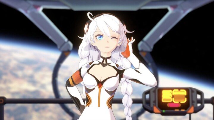 Honkai Impact 3: Kiana☆Full of energy "Touching the sky" //Kiana :: Field outfit: White polish [Honk