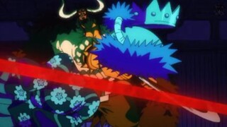 Kaido chém đầu Orochi, Kanjuro bị Okiku hạ. Nghe nói là giả chết, chứ chưa ngủm