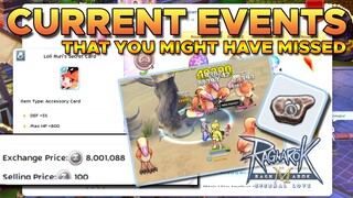 CURRENT EVENTS THAT YOU MIGHT HAVE MISSED, BUT ITS OKAY - RAGNAROK MOBILE