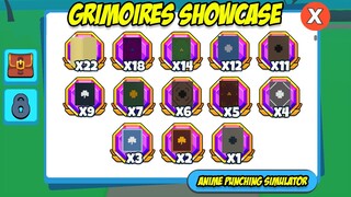 Grimoires Showcase in Anime Punching Simulator