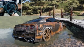 Rebuilding Nissan GTR R-35 980HP - Forza Horizon 5 | Thrustmaster T300RS Gameplay