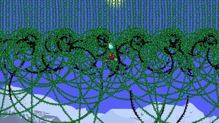 【Terraria】You call this vines??????