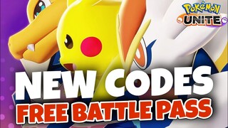 NEW CODES + FREE Guaranteed BATTLE PASS | Pokémon Unite 2021