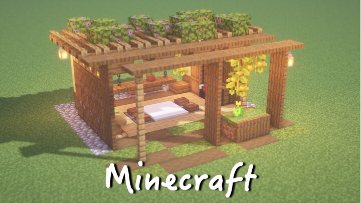 【Minecraft】สร้างศาลาชากันแบบง่ายๆ