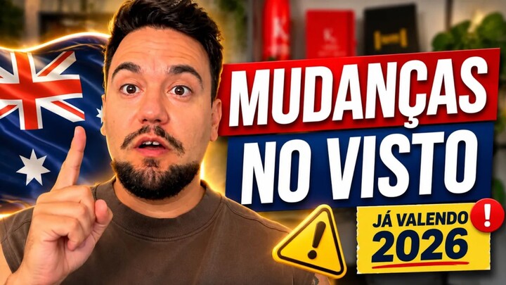 ATENÇÃO: Mudanças no visto da AUSTRÁLIA e já estão valendo!⚠️
