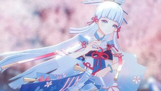 [Genshin Impact MMD/Phân phối mô hình] Nhìn Sakura ba ngày say, Sakura và bạn, tôi nhớ cả Kamisato A