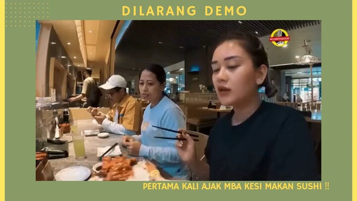 PERTAMA KALI AJAK MBA KESI MAKAN SUSHI ‼