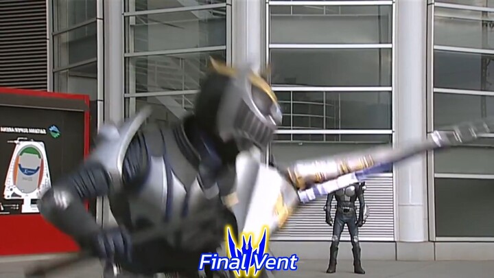 Kamen Rider Knight - Ad Vent Darkwing Final Vent Flynglancer Finish!