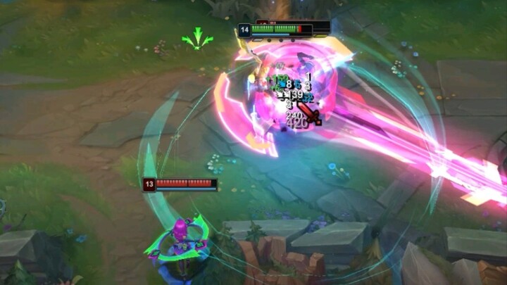 Low EQ: True damage is reduced! High EQ: Magic penetration benefits have increased!