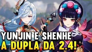 O QUE ESPERAR DE SHENHE E YUNJIN? - GENSHIN IMPACT