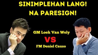 GANDA NG ATTACKING IDEA! GM Loek Van Wely vs FM Deniel Causo