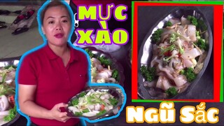 Ẩm Thực Mực Xào Ngũ Sắc | Super Chef Sauteed Squid | Thịnh Black .