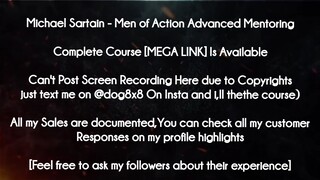 Michael Sartain  course - Men of Action Advanced Mentoring download