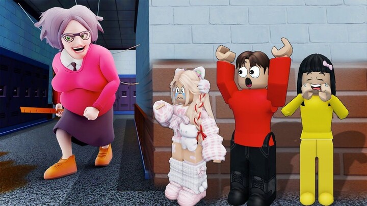 Yuta Mio Dan Baby Celine Cari Alat Sekolah Di Rumah Scary Teacher  ROBLOX