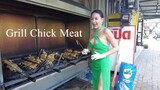 She Is The Most Famous Grilled Chicken Lady In Pattaya - Thailand Street Food