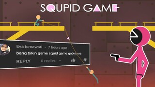 ngebuat game SQUID GAME tapi dengan karakter LETOY LETOY h3h3 || Game developer Indonesia