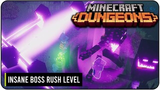 What If You Fight All Bosses At The Same Time in Minecraft Dungeons? (Insane Boss Rush Mod)