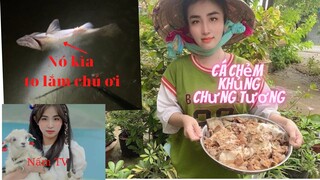 cá chẽm siêu to chưng tương- săn cá đêm | #NấmTV