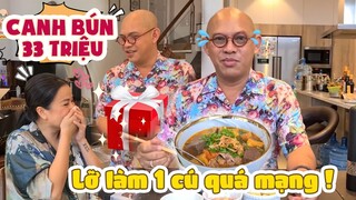 Tết mà ăn tô CANH BÚN 33 triệu sao Color Man chịu nỗi đây? Mà bà xã THÍCH là được ! | Color Man Food