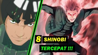 Seperti Kilat, ini 8 Shinobi Tercepat dalam Anime Naruto !!