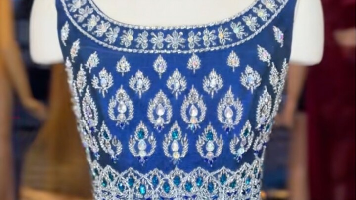 ปักเสื้อชุดไทยดุสิต  Thai National Costume🇹🇭 #เปรียวจู๊ด #แม่จู๊ด #จู๊ดกูตูร์ #ชุดไทยพระราชนิยม