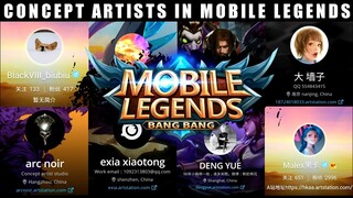 Concept Artists And Illustrators in Mobile Legends Part 1 | Splash Art | Wallpaper | Loading Screen