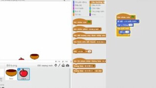 Lập trình scratch - Lập trình trò chơi hứng quả phần 2
