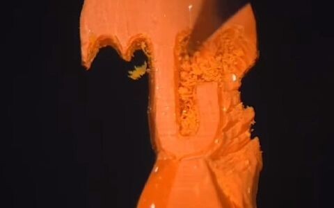 Micro-carving umbrella production process