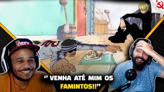 HISTORIADOR REAGINDO A ONE PIECE - 1x18 | A comida de Sanji e a gratidão de Gin.