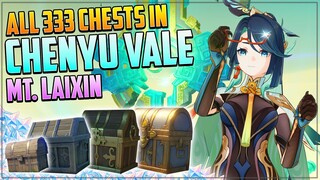 Chenyu Vale Complete 333 Chest Guide! Mt. Laixin! | Genshin Impact 4.4