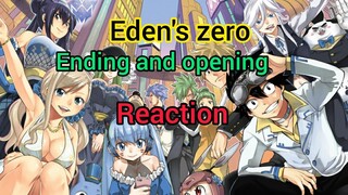 Eden's zero opening and ending reaction which one is better