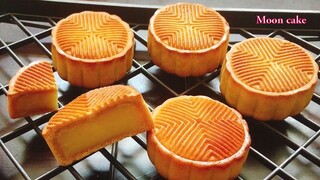 Cách làm BÁNH NƯỚNG TRUNG THU - Bánh Trung Thu Nhân Đậu Xanh | Tra My Cooking
