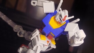 Movable tulle old HG! Model classroom 1/200 original Gundam display and sharing