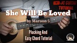 She Will Be Loved - Maroon 5 Guitar Chords (Plucking And Chord Tutorial)