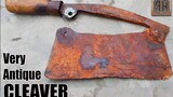The God of YouTube Handicraft: Restoration of an antique meat cleaver with a unique shape!