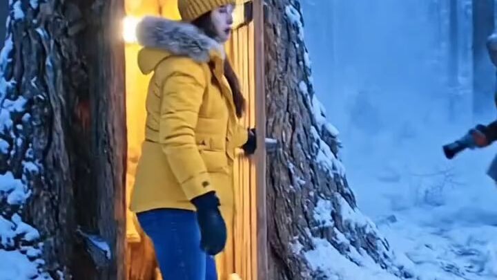 एक छिपा हुआ बंकर, क्रिस्टल जैसी साफ झरनों के बीच… क्या तुम उसे ढूँढ सकते हो? 💎🌊#रहस्य #झरना