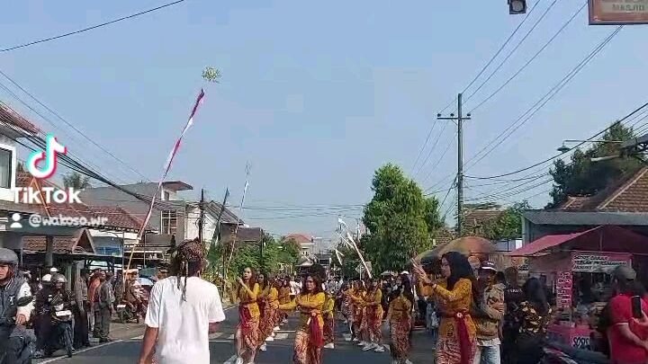 acara bersih dusun Desa Palaan Kecamatan Ngajum