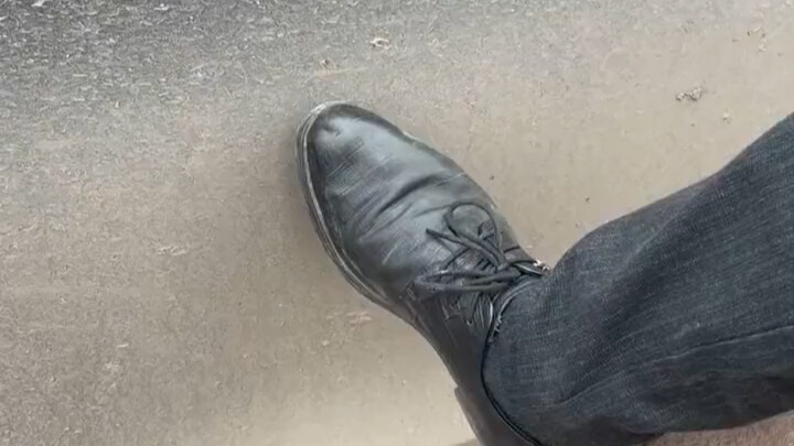 Even my feet write better than my handwriting!