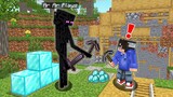 Morphing into FRIENDLY ENDERMAN to Help my Friend | Minecraft
