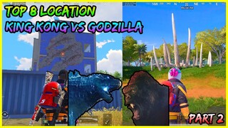 GODZILLA vs KING KONG x PUBG MOBILE - Location Secret Erangel, Sanhok | Xuyen Do