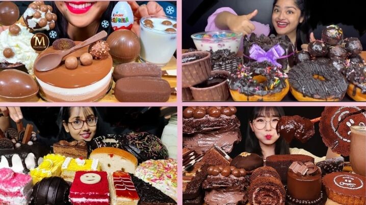 CAKE, ICE CREAM, DONAD, CUP CAKE, MILK AND CHOCOLATE😋