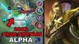 ALPHA New Emblem High Sustain Jungle Build | MOBILE LEGENDS