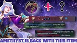 AMETHYST IS BACK WITH THIS ITEM BUILD - SORRY FOR THE ENEMY WHO IS ON MY LANE - MOBILE LEGENDS